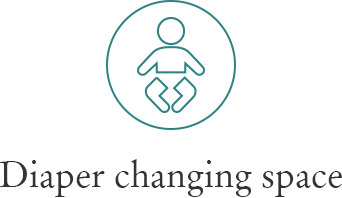 Diaper changing space